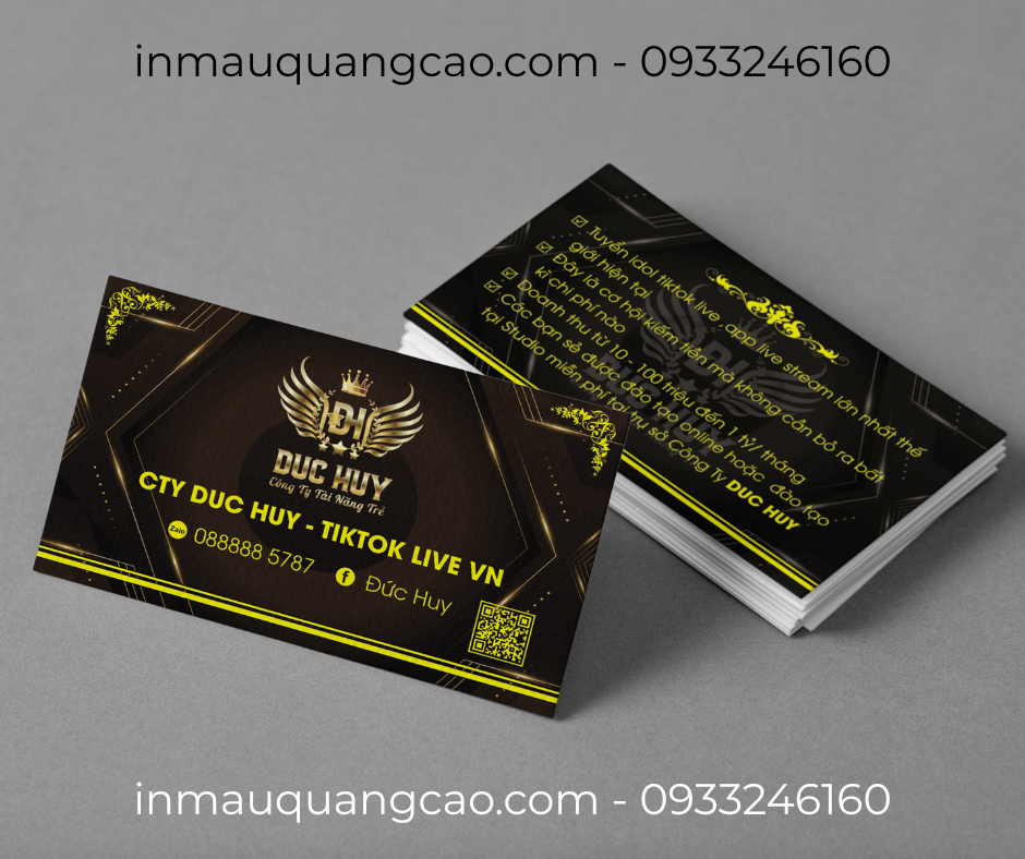 Mẫu card visit cá nhân đẹp - in card visit Bình Dương